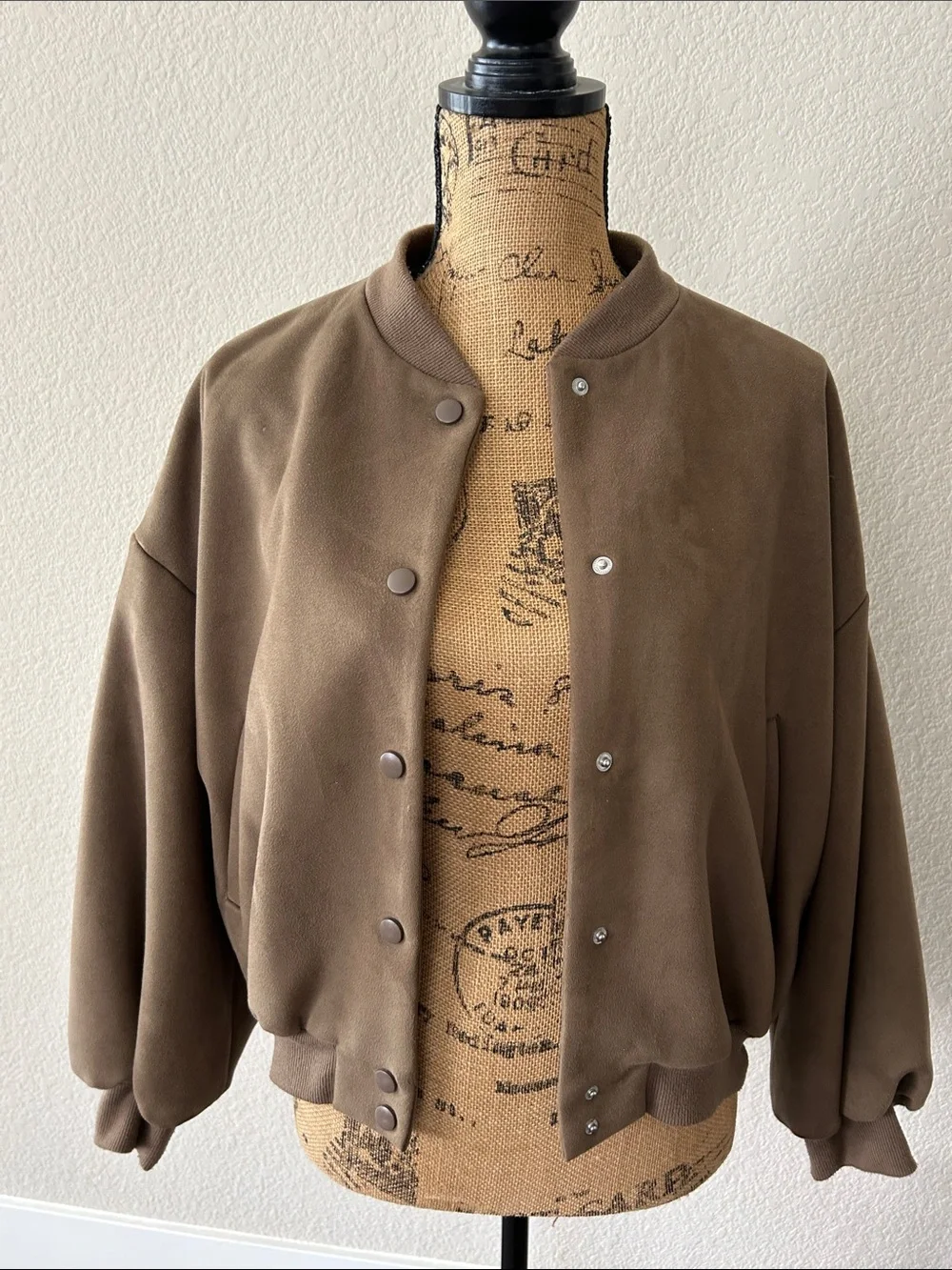 Zara Olive Brown Bomber Jacket - Women's
